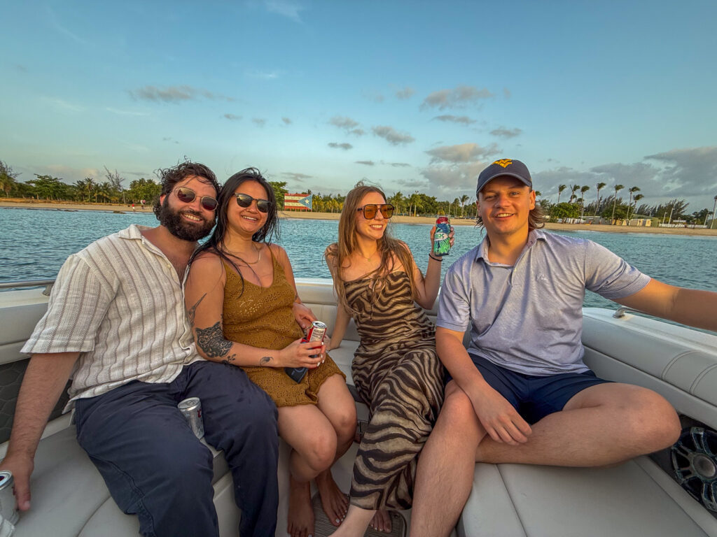 Friends group photo boat San Juan Puerto Rico 2 copy – Oceania Boat Tours & Charters