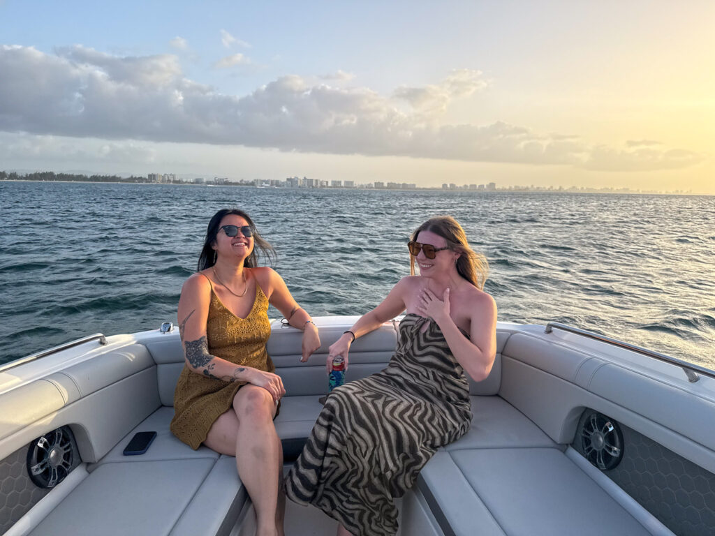 Friends sunset boat cruise San Juan Puerto Rico – Oceania Boat Tours & Charters